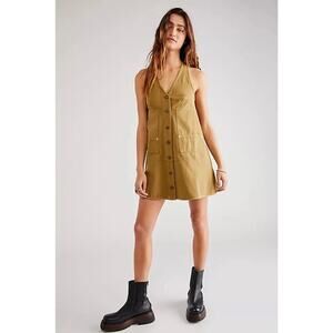 Free People Pocket Full Of Sunshine Mini Dress We The Free Denim Small